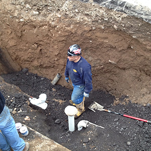 Ground-plumbing-repair-scaled plumbing roots or broken line repair