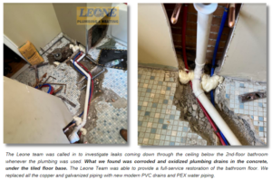 How Leone plumbing deal with corroded pipes issue