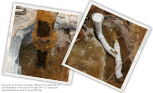 Leone Plumbing's Sewer Pipes Replacement Service